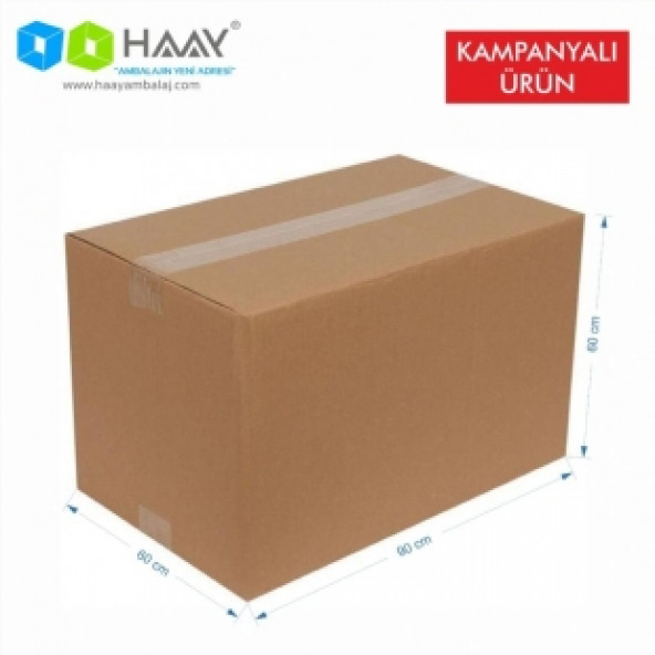 HAAY AMBALAJ 90x60x60 Çift Oluklu Koli (2 Adet) ürün görseli 1