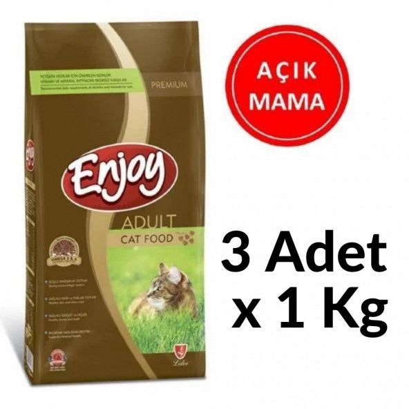 Enjoy Tavuklu Yetişkin Kedi Maması 3 Kg Açık Mama ürün görseli 1