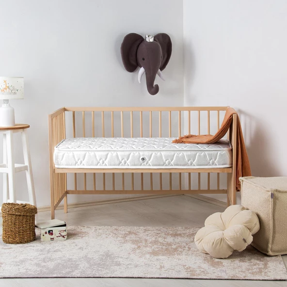 Yatak Bebek Happy Baby  Beyaz 70X130 ürün görseli 1