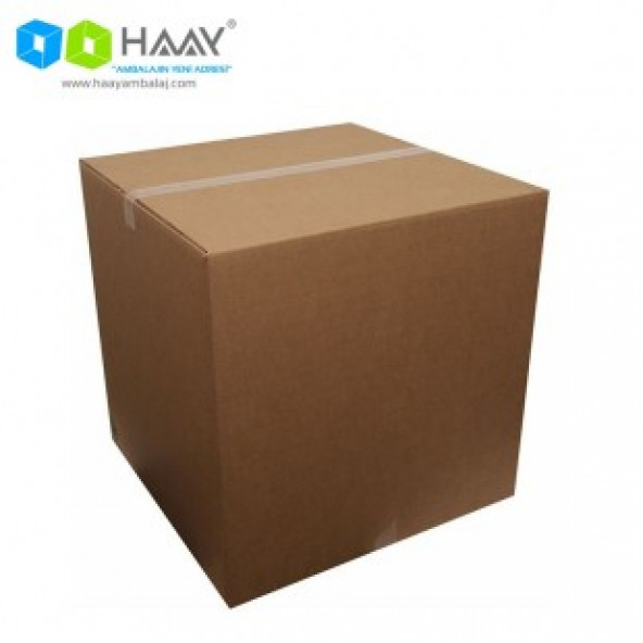 HAAY AMBALAJ 60x60x60 Cm Çift Oluklu A-Box Kraft Koli 25 ADET ürün görseli 1
