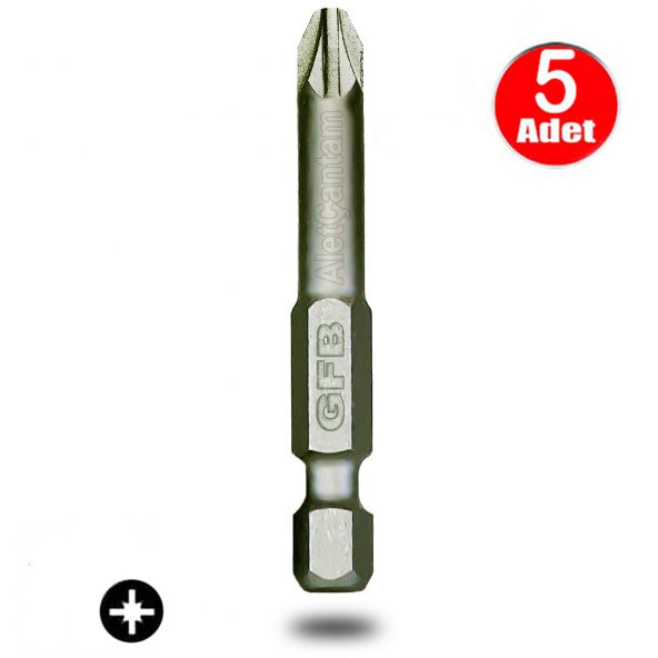 AletÇantam Gfb Bits Yıldız Uç Vidalama Matkap Ucu Pz3 x 50mm - 5 Adet ürün görseli 1