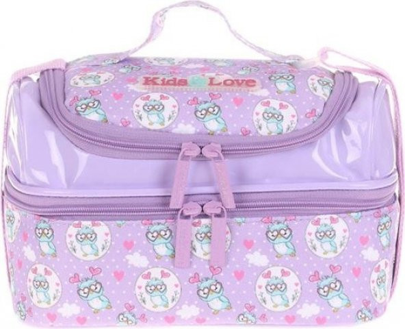 Kaukko Kids&love Pullu - Rugan Owl Beslenme Çantası L7101 ürün görseli 1