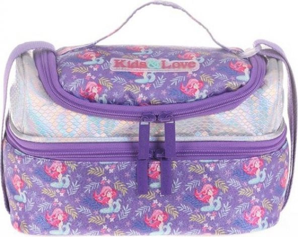 Kaukko Kids&love Ayna - Sim Mermai Beslenme Çantası L7097 ürün görseli 1