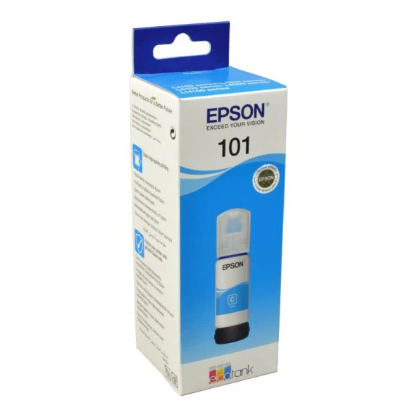 Epson Mürekkep Orj. T101 Cyan 70ml - Resim 2