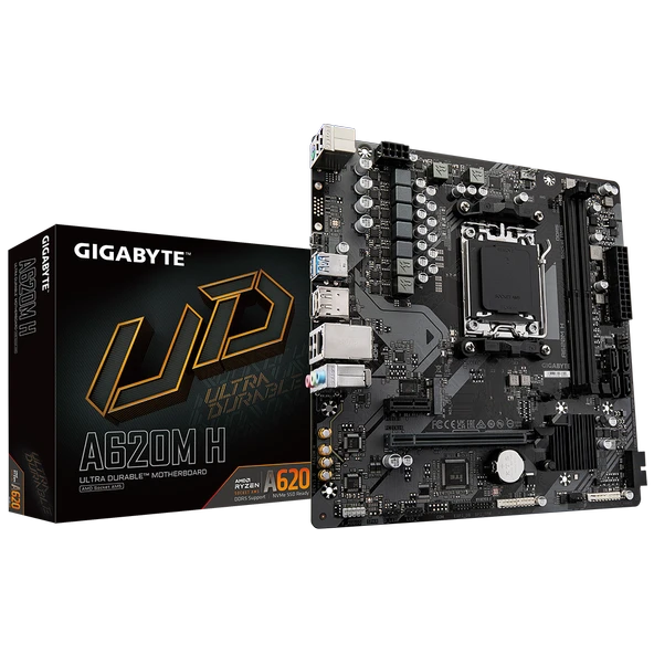 GIGABYTE A620M H DDR5 6400(OC) HDMI DP MATX AM5 ürün görseli 1