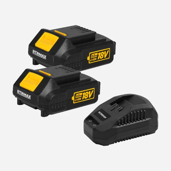 SET015 2 AH 18V AKÜ SETİ-2 AD RTX1802-RTX1808 ürün görseli 1
