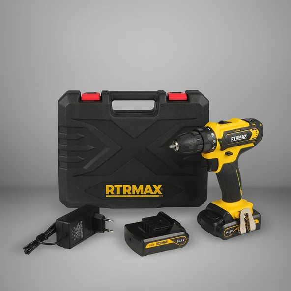 RTM345 ŞARJLI MATKAP LI-İON 14.4V/1.5A ÇİFT AKÜLÜ RTRMAX ürün görseli 1