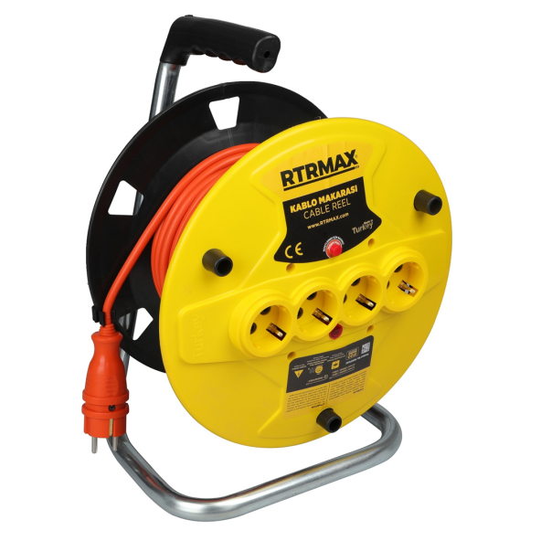 RTRMAX REM32520 MAKARALI UZATMA KABLOSU AÇIK TİP 20mt 3x2,5 mm ürün görseli 1
