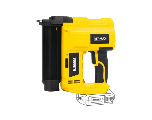 RTRMAX RTX1875B AKÜLÜ U ÇİVİ VE ZIMBA ÇAKMA 18V 4AH X-LION !!AKÜSÜZ VE ŞARJ ALETSİZ SATILMAKTADIR!! ürün görseli 1
