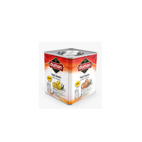 DUMAN GURME Çizik Yeşil Zeytin MEGA Boy (180-200) Klb 10 KG ürün görseli 1