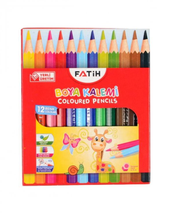 Fatih 4 Adet Öğrenci Boyama Seti - Resim 3