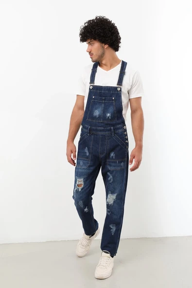 Erkek Jean Tulum Pantolon Lacivert ürün görseli 1