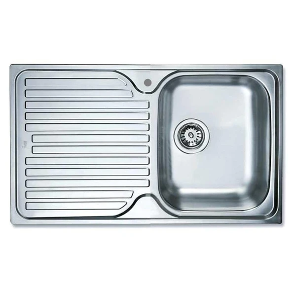 TEKA PRİNCESS 50 MİKRO KETEN SOL EVYE 50X86 SİFON DAHİL ürün görseli 1