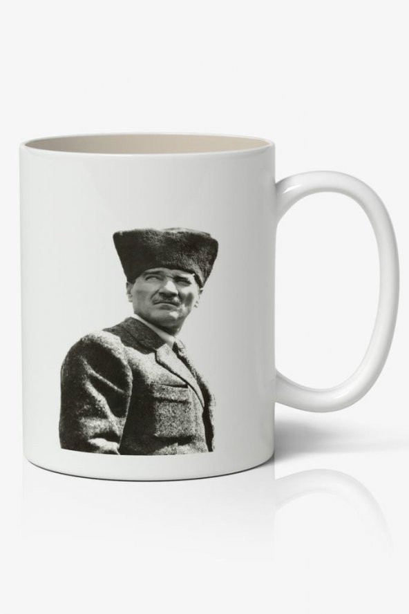 Atatürk Baskılı Kupa Bardak Baskılı Kahve Kupa Bardak-3 ürün görseli 1