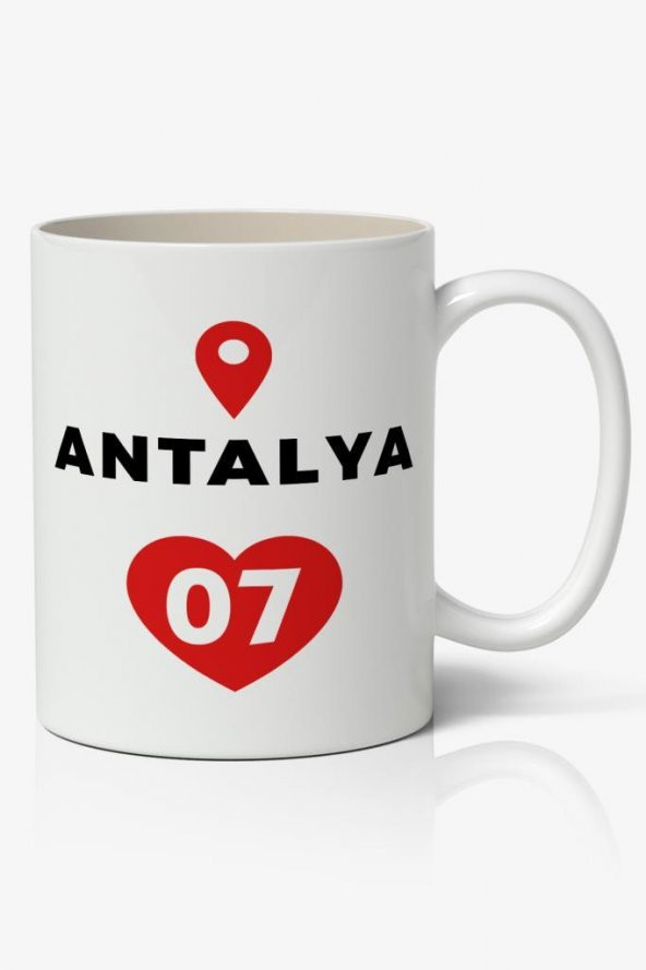 Antalya Baskılı Kupa Bardak Baskılı Kahve Kupa Bardak ürün görseli 1