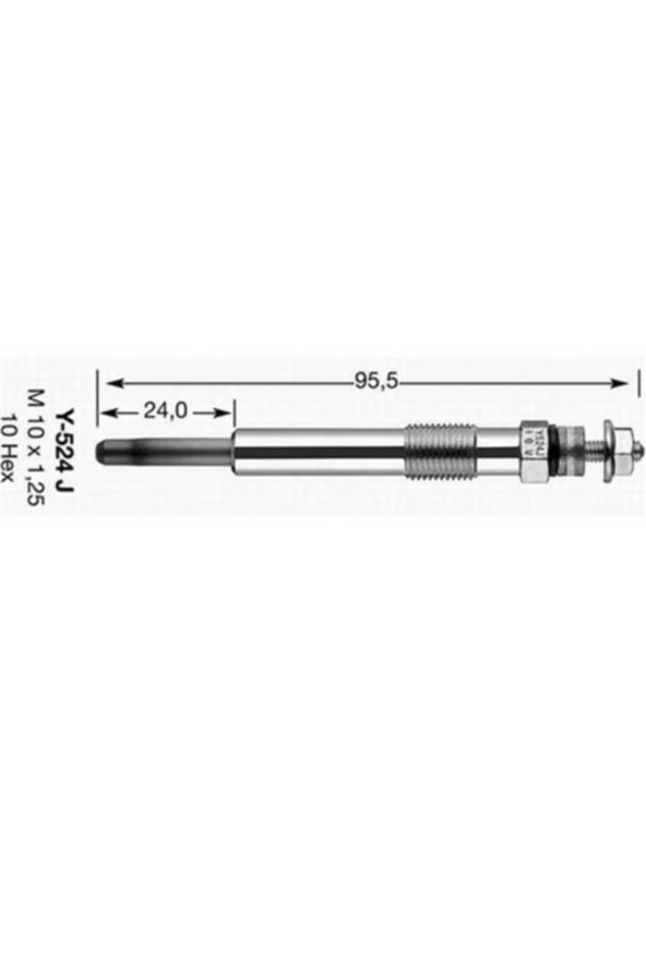 Bosch 0250202131 Kızdırma Bujisi Fıesta Iv-focus-focus Iı-connect-cmax-smax-galaxy-mondeo 1 ürün görseli 1