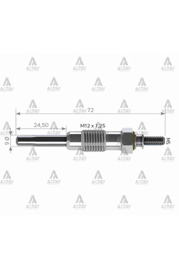 Svac/sv001/kızdırma Bujisi (ısıtma) Partner / Berlıngo / J9 / Boxer 1.9 11v. ürün görseli 1