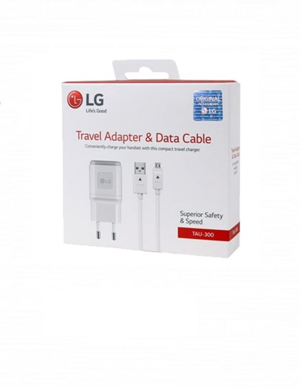 LG TAU300 Micro Usb Orjinal  Şarjı Takımı 1,8 A MCS-04ED ürün görseli 1