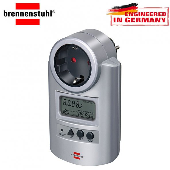 Brennenstuhl Primera-Line Watt Ve Akım Ölçer Pm 231 E Priz ürün görseli 1