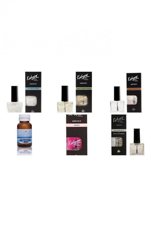 Kalyon Tırnak Eti Peelıngı+acı Cila+oje Koruyucu+sararmayı Önleyici+oje Matlaştırıcı+oje Inceltici ürün görseli 1