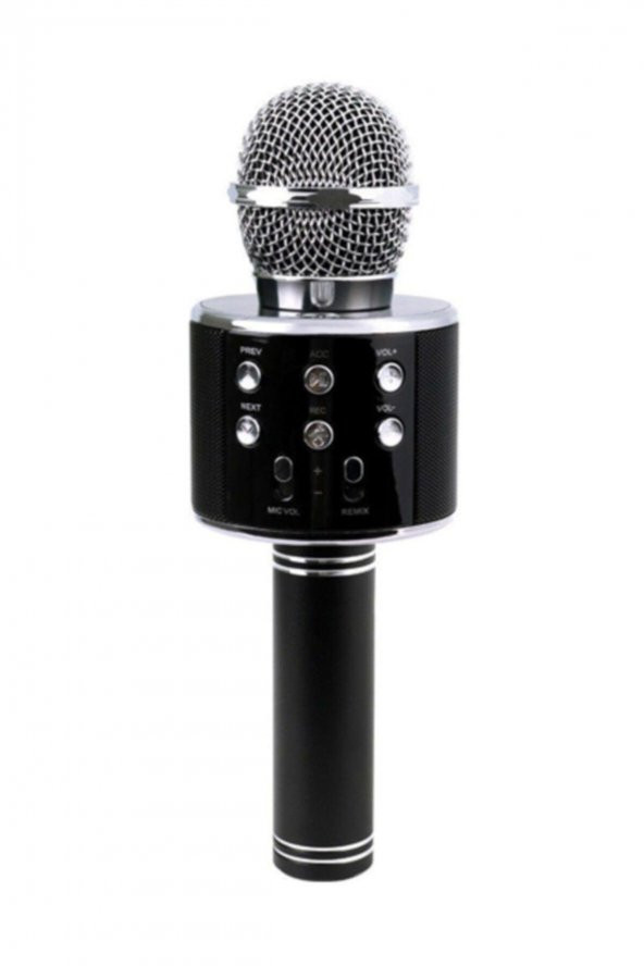 Gomax Ws-858 Bluetooth Karaoke Mikrofon Hoparlör Siyah ürün görseli 1