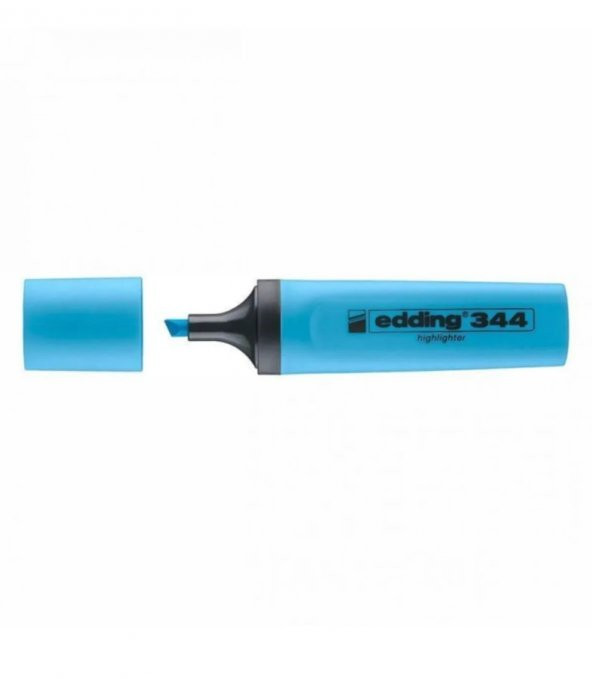 EDDİNG 344 FOSFORLU KALEM MAVİ ürün görseli 1