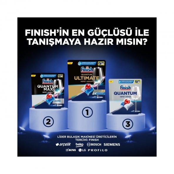 Finish Quantum Max 48 Tablet Bulaşık Makinesi Deterjanı - Resim 5