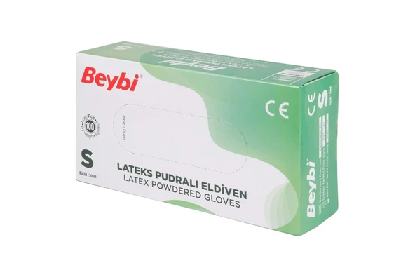 BEYBİ LATEX PUDRALI SMALL 100 LÜ ürün görseli 1