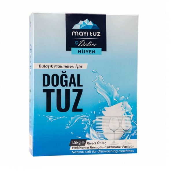Doğal Bulaşık Makinesi Tuzu - 1,5kg - Mayi Tuz ürün görseli 1