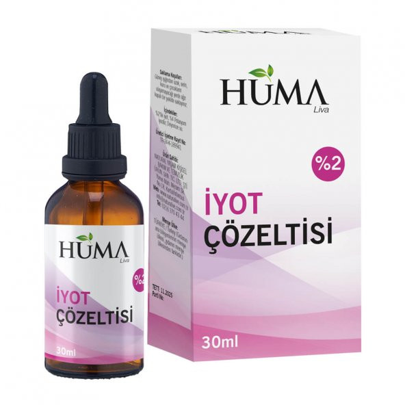Huma İyot Çözeltisi (Lugol) Takviyesi - 30ml - Naturalive ürün görseli 1