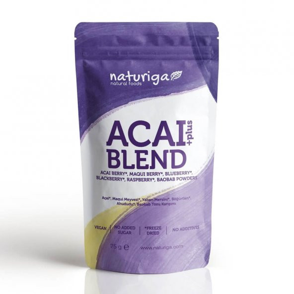 Organik Acai Plus Tozu - 100gr - Naturiga ürün görseli 1