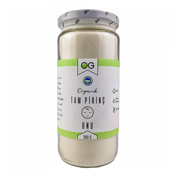 Organik Tam Pirinç Unu - 300gr - Organik Gurmem ürün görseli 1