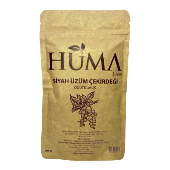 Huma Siyah Üzüm Çekirdeği - 200gr - Naturalive ürün görseli 1