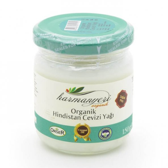 Organik Hindistan Cevizi Yağı - 150gr - Harmanyeri ürün görseli 1
