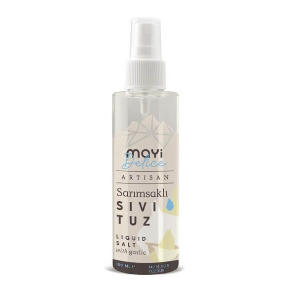 Artisan Sarımsaklı Sıvı Tuz - Sprey - 150ml - Mayi Tuz ürün görseli 1