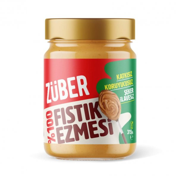 Glutensiz Fıstık Ezmesi - Sade - Rafine Şekersiz - Züber ürün görseli 1