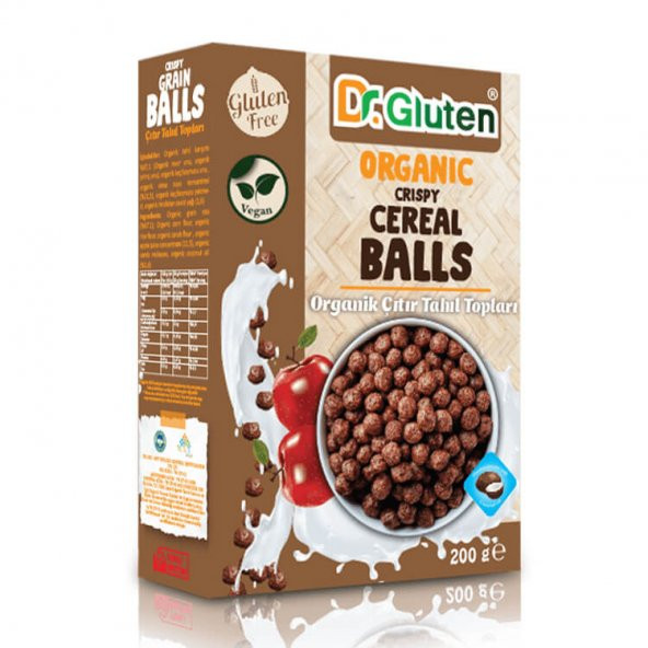 Glutensiz Organik Çıtır Tahıl Topları - 200gr - Dr.Gluten ürün görseli 1
