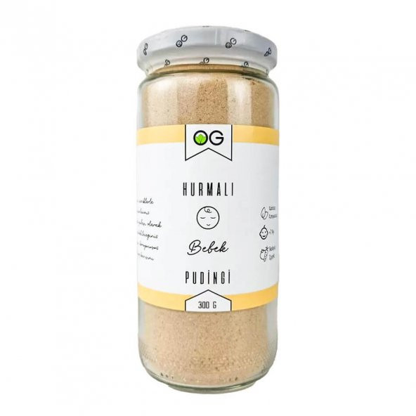 Hurmalı Bebek Pudingi - 300gr - Organik Gurmem ürün görseli 1