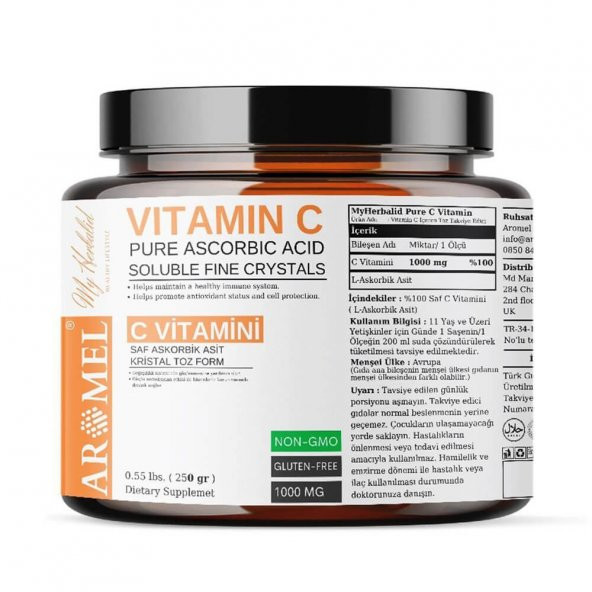 C Vitamini - Askorbik Asit - 250gr ürün görseli 1