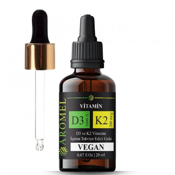 D3K2 D Vitamini - 1000IU Damla - 20ml ürün görseli 1