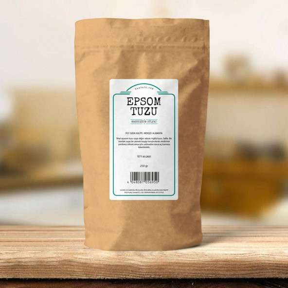 Epsom Tuzu - İngiliz Tuzu - 500gr - Magnezyum Sülfat - Tamtabi ürün görseli 1