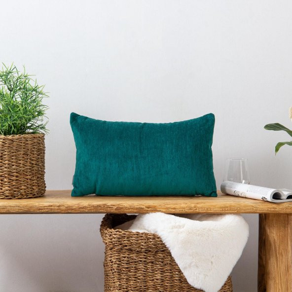 Kırlent Soften Koyu Yeşil  Yeşil 50x30 ürün görseli 1