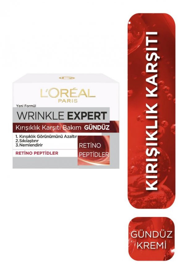 Loreal Paris Wrinkle Expert Kırışıklık Karşıtı Sıkılaştırıcı Gündüz Kremi 50 ml ürün görseli 1