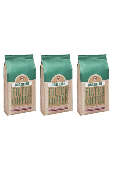 Mehmet Efendi Brazilian Filtre Kahve 250 gr x 3 Adet ürün görseli 1