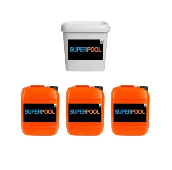 SPP Superpool 4'lü Havuz Bakım Kimyasal Seti 10 KG ürün görseli 1