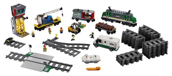 LEGO-60198 City Kargo Treni - Resim 4