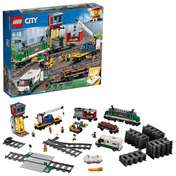 LEGO-60198 City Kargo Treni - Resim 5