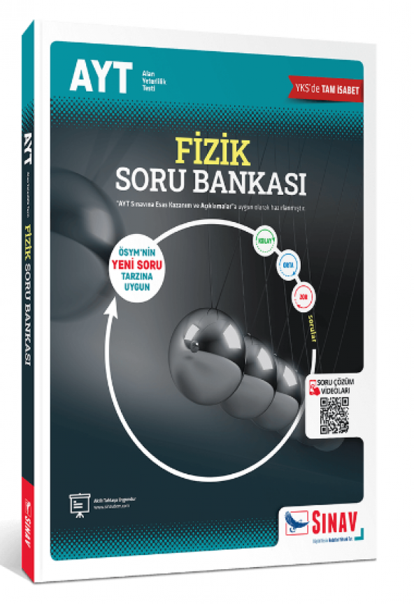 Sınav Yayınları 2023 AYT Fizik Soru Bankası ürün görseli 1