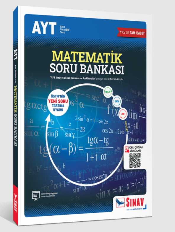Sınav Yayınları 2023 AYT Matematik Soru Bankası ürün görseli 1