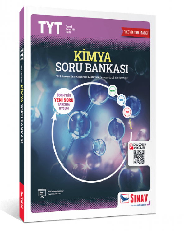 Sınav Yayınları 2023 TYT Kimya Soru Bankası ürün görseli 1
